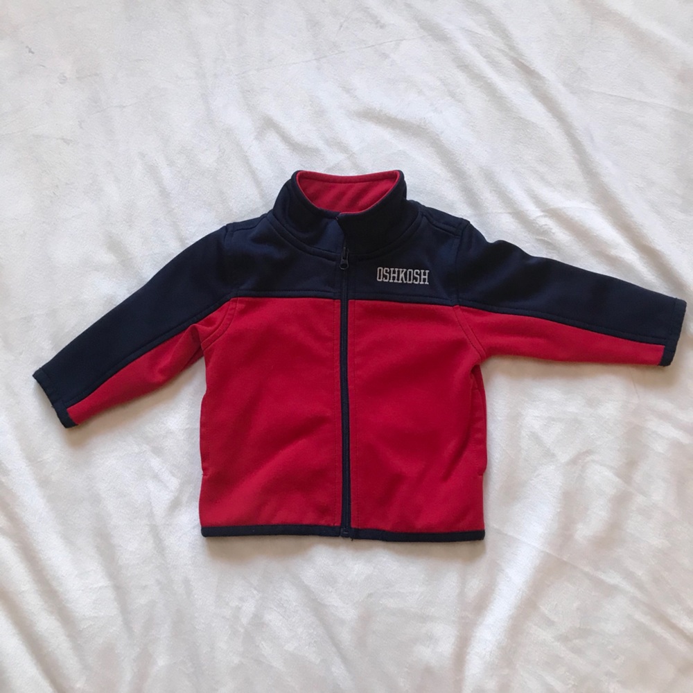 Oshkosh Red Baby Boy Jacket 9 Months
